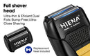 Máquina de acabamento hiena elétrica profissional máquina de cortar cabelo elétrica máquina de barba recarregável barbeador masculino kit aparador de cabelo