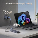 UGREEN 12 em 1 USB HUB Tipo-C para 2HDMI 4K120Hz DP USB3.2 10Gbps SD/TF RJ45 PD100W para MacBook Dell HP Acessórios para laptop Encaixe