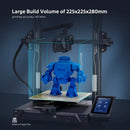 Impressora 3D FDM ELEGOO NEPTUNE 3 PRO com nivelamento automático, tela sensível ao toque HD capacitiva de 4,3 polegadas, extrusora de metal com engrenagem dupla 225x225x280mm