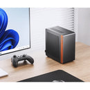 JONSBO NV10 Chassis ITX MINI Suporte totalmente em alumínio Fonte de alimentação 1U FLEX em pé ou deitado Caixa de computador