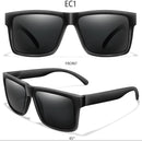 Luxo quadrado vintage polarizado ciclismo óculos de sol das mulheres dos homens moda viagem condução pesca óculos de sol masculino uv400