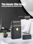 Máquina de cortar cabelo profissional Hiena 212, conjunto de cortador de cabelo masculino, aparador de cabelo elétrico sem fio de metal para barbeiro com visor LCD.