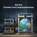 Anycúbico kobra 3 max fdm impressora 3d multicolorida com até 600 mm/s velocidade de impressão volume de construção 500*420*420mm controle de aplicativo inteligente