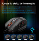 E-YOOSO X-39 USB RGB Gaming Mouse com fio 24000 DPI, mouse óptico para jogos SG8960, 19 botões programáveis para computador, PC, laptop.
