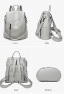 2025 novas mulheres mochilas de couro genuíno retalhos couro de bezerro real ombros saco anti-roubo viajando campus daypacks para meninas