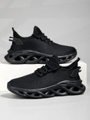 Homens esportes correndo preto sapatos de corrida tênis casuais marrom ao ar livre malha respirável feminino luz absorção de choque tênis preto