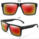 Luxo quadrado vintage polarizado ciclismo óculos de sol das mulheres dos homens moda viagem condução pesca óculos de sol masculino uv400