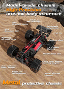 Scy9522pro 85 km/h carro rc de alta velocidade sem escova 4wd off-road drift carro de controle remoto 1:16 carros de corrida profissionais scy9522 50 km/h