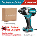 [Pneus de caminhão podem abrir] Kamolee Tool DTW700 1800N.m Chave de impacto elétrica de alto torque 1/2 polegadas para bateria de 18v/21V