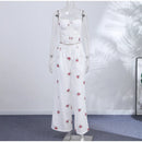 Conjunto Feminino Casual Primavera 2026: Camisola Estampada com Recortes Laterais e Alças Finas e Calça Pantalona - Moda Boho Elegante