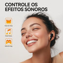 Aurafit X6 Bluetooth Earphones: TWS/In-Ear Design, TFT Screen Interaction, AI Simultaneous Translation, 512MB Music Storage