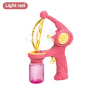 Máquina de bolhas elétrica pistola de bolhas grandes pequenas bolhas crianças brinquedo soprador de sabão automático jogos de festa ao ar livre presentes das crianças