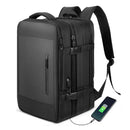 Mochila de Viagem de Grande Capacidade para Homens e Mulheres, Bolsa para Laptop Multifuncional, Mochila Expansível para Viagens de Negócios