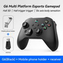 Controle de jogo móvel sem fio G6 com gatilho Hall e joystick Hall, compatível com Switch/PC/Android/iOS