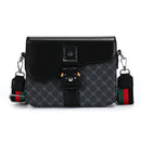 Moda jacquard padrão masculino crossbody saco high-end casual bolsa de ombro para viagens de negócios à prova dwaterproof água diário estilingue saco