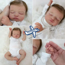45cm fofinho rosalie bebe reborn com cabelo enraizado dormir reborn bebê menina boneca rencida brinquedo bebe para crianças menina