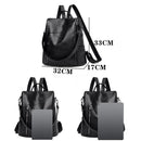 Vintage anti roubo feminino sacos de ombro mochilas de couro macio sac a dos viagem casual senhoras bagpack sacos escolares