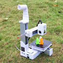 Nível de entrada da impressora 3D EasyThreed compatível com filamento PLA TPU de 1,75 mm inclui adaptador de alimentação.