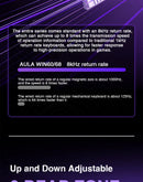 AULA WIN60 Teclado com interruptor magnético Gatilho rápido 8K Retorno RGB Hotswap 60% Teclado para jogos personalizado