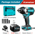 [Pneus de caminhão podem abrir] Kamolee Tool DTW700 1800N.m Chave de impacto elétrica de alto torque 1/2 polegadas para bateria de 18v/21V