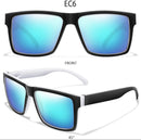 Luxo quadrado vintage polarizado ciclismo óculos de sol das mulheres dos homens moda viagem condução pesca óculos de sol masculino uv400