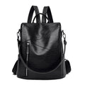 Vintage anti roubo feminino sacos de ombro mochilas de couro macio sac a dos viagem casual senhoras bagpack sacos escolares