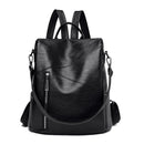 Vintage anti roubo feminino sacos de ombro mochilas de couro macio sac a dos viagem casual senhoras bagpack sacos escolares