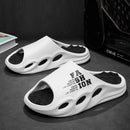 Chinelos de massagem da moda masculina sandálias internas/externas praia flip flop sola grossa masculino slides verão antiderrapante chinelos de chuveiro