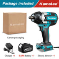 [Pneus de caminhão podem abrir] Kamolee Tool DTW700 1800N.m Chave de impacto elétrica de alto torque 1/2 polegadas para bateria de 18v/21V