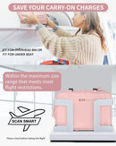 Mochila de Viagem de Grande Capacidade para Homens e Mulheres, Bolsa para Laptop Multifuncional, Mochila Expansível para Viagens de Negócios