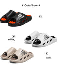 Chinelos de massagem da moda masculina sandálias internas/externas praia flip flop sola grossa masculino slides verão antiderrapante chinelos de chuveiro