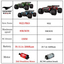 Scy9522pro 85 km/h carro rc de alta velocidade sem escova 4wd off-road drift carro de controle remoto 1:16 carros de corrida profissionais scy9522 50 km/h