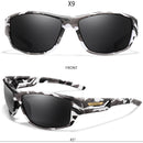 Luxo quadrado vintage polarizado ciclismo óculos de sol das mulheres dos homens moda viagem condução pesca óculos de sol masculino uv400