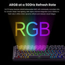 Akko tac75 he teclado de interruptor magnético 75% teclados para jogos gatilho rápido 0.005mm 8k rgb com fio esports teclado personalizado para gamer