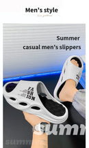 Chinelos de massagem da moda masculina sandálias internas/externas praia flip flop sola grossa masculino slides verão antiderrapante chinelos de chuveiro