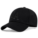 Bonés de beisebol snapback unissex com letras LA primavera e outono chapéus casuais ajustáveis ao ar livre chapéu protetor solar