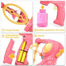 Máquina de bolhas elétrica pistola de bolhas grandes pequenas bolhas crianças brinquedo soprador de sabão automático jogos de festa ao ar livre presentes das crianças