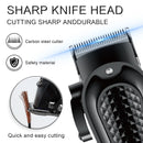 Máquina de cortar cabelo profissional Hiena 212, conjunto de cortador de cabelo masculino, aparador de cabelo elétrico sem fio de metal para barbeiro com visor LCD.