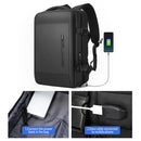 Mochila de Viagem de Grande Capacidade para Homens e Mulheres, Bolsa para Laptop Multifuncional, Mochila Expansível para Viagens de Negócios