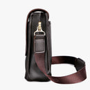 A bolsa de ombro único de negócios de lazer Polo bolsa vertical masculina tendência bolsa de ombro inclinada