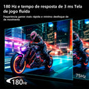 Monitor Gamer HOESD.a de 27 polegadas 180Hz 2K QHD para PC 2560*1400 FreeSync DP HDMI Tela Ultrafina para Desktop