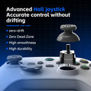 Controle de jogo móvel sem fio G6 com gatilho Hall e joystick Hall, compatível com Switch/PC/Android/iOS