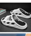 Chinelos de massagem da moda masculina sandálias internas/externas praia flip flop sola grossa masculino slides verão antiderrapante chinelos de chuveiro