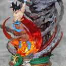 25cm dragon ball figuras espírito bomba sou goku anime figuras super saya pvc estátua boneca figura de ação modelo coleção brinquedos presente