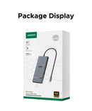 UGREEN 12 em 1 USB HUB Tipo-C para 2HDMI 4K120Hz DP USB3.2 10Gbps SD/TF RJ45 PD100W para MacBook Dell HP Acessórios para laptop Encaixe