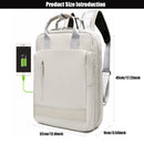 Mochila para laptop de 15,6 polegadas para mulheres, porta de carregamento USB mochila de negócios para viagens Wrok, bolsa universitária para homens e mulheres