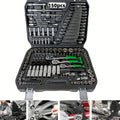 Conjunto de ferramentas de reparo mecânico automotivo, 150/46 peças, multifuncional com soquete, chave e conjunto de catraca, reparo automático, kit de ferramentas mecânicas