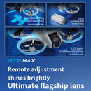 Drone Mini GT3 MAX 5G 8K GPS Profissional para Fotografia Aérea com Iluminação Dinâmica e Controle Remoto