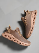 Homens esportes correndo preto sapatos de corrida tênis casuais marrom ao ar livre malha respirável feminino luz absorção de choque tênis preto