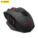 E-YOOSO X-39 USB RGB Gaming Mouse com fio 24000 DPI, mouse óptico para jogos SG8960, 19 botões programáveis para computador, PC, laptop.